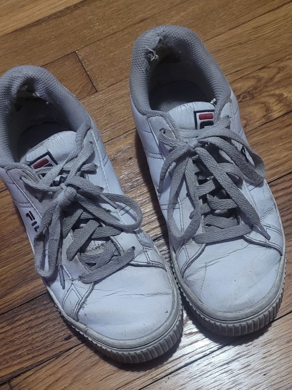Very Worn Fila Sneakers